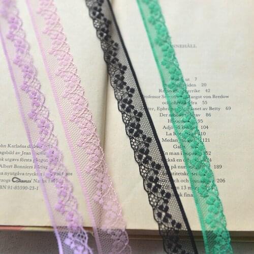 Hot 1.8cm Wide Rural Small Size Lace Trim DIY Sewing Craft Accessory 15meters/lot X486