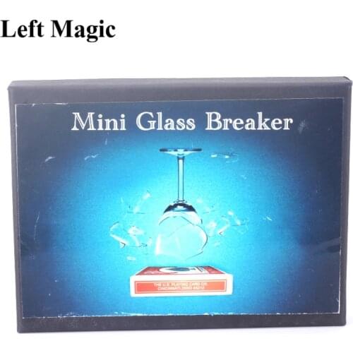 Mini Glass Breaker Magic Tricks Comedy Stage Magia Illusions Gimmick Magia Device Props Accessories Glass Breaking Magicians