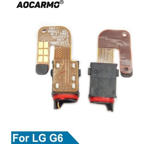 Aocarmo Earphone Audio Headphone Jack Port Flex Cable Replacement Part For LG G6