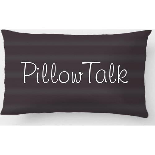 Pillow Talk Throw Cushion Wedding Decorative Cushion Cover Pillow Case Customize Gift By Lvsure For Car Sofa Seat Pillowcase