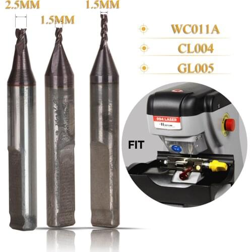 Kutery 1.5/2.5MM Cutter WC011A CL004 GL005 In Carbide In HSS For KEYLINE-Bianchi 994 Laser / Ninja Laser/LASER HP