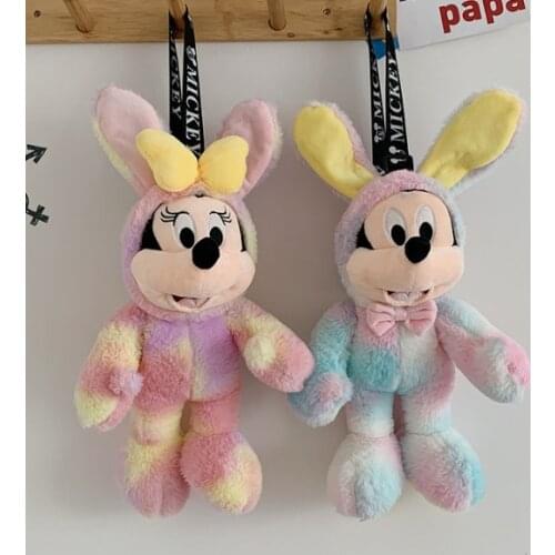 Disney Mickey Minnie Colorful Fashion Anime Kids Backpack Casual Cartoon Bag Children School Unisex Gifts