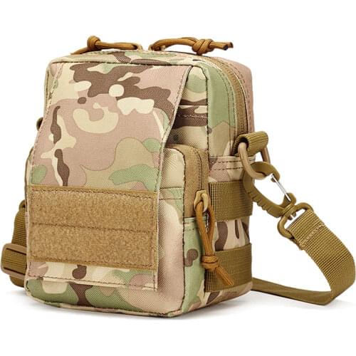 6L Shoulder Messenger Bags Sports Waist Bag Outdoor Riding Climbing Travel Fanny Packs Military Tactical Small Phone Pocket Male