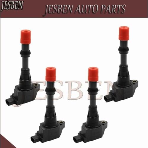 4PCS/lot Front Ignition Coil 30520-PWA-003 fit For Honda CITY Civic 7 8 VII VIII JAZZ FIT 2 3 III 1.2 1.3 1.4 NO# UF373 CM11-109