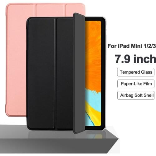 For Apple iPad Mini 1 2 3 7.9'' Flip Tablet Case mini 1/2/3 Cover Stand Funda For iPad Mini2 Min3 7.9 Cases A1432 A1489 Capa