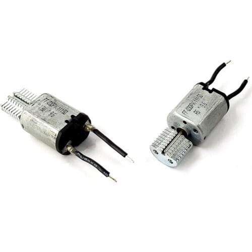 DC 3V-3.7V 0.35A Micro 030 Vibration Motor Vibrating Motor 15.4*15.4*11.8mm Silver Miniature Head for Frog Feeding Massager
