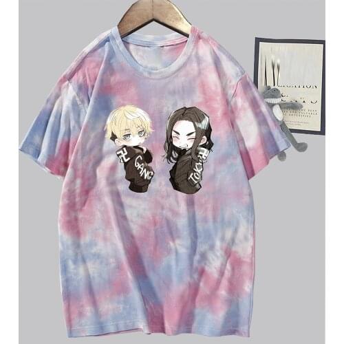 Tokyo Revengers Cute Chifuyu Printing Tshirt Men and Women Loose Top