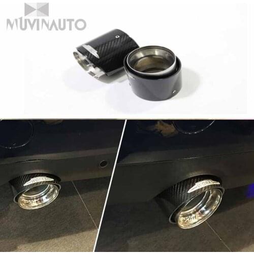 Hohe qualitat for mini cooper R55 R56 R57 R60 R61 F56 F57 F60 ein stück auto kohlenstoff faser auspuff tip muffler spitze