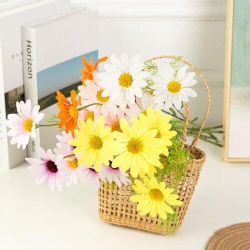 Artificial Dutch Daisy Flower Coreopsis Simulation Bouquet Wedding Valentines Day New Year Party Decoration