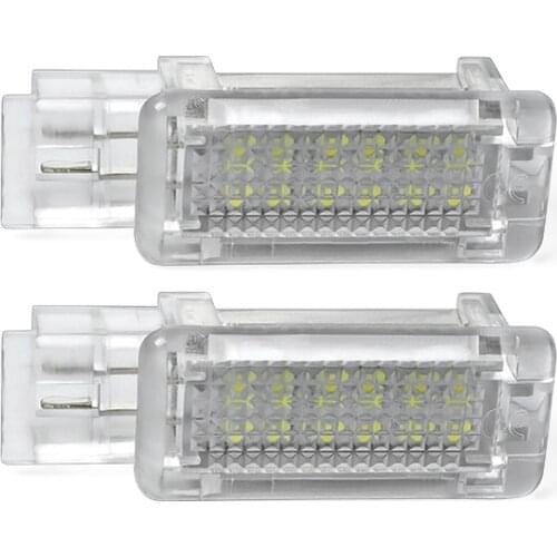2Pcs LED Courtesy Light Door Lamp For Mercedes Benz SLK-class R171 SLR-class R199 C-class W203 sedan wagon CLK-class W209 W240