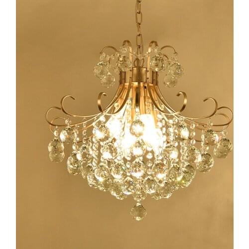 American chandelier living room bedroom dining room rural American minimalist aisle home atmosphere luxury crystal chandelier