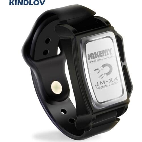 KINDLOV Magnetic Wristband Adjustable Adsorption Bracelet Powerful Wrist Band Hold Belt Screws Nails Metal Nuts Repair Tools Kit