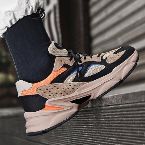 Men Vulcanize Shoes Breathable Casual Male Sneakers Mesh Trainers Lace-up Flat Shoes Tenis Masculino Adulto T3-54