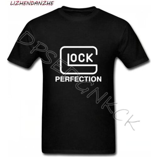NEW Mens Pure Cotton Clothing T-shirt Cotton Multicolor Printed Short-sleeved Glock Fashionable Male Clothing Brand t shirt 094