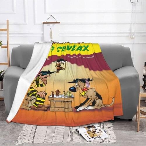 Rantanplan Bedcover Quilted Bedspread 220 240 Plaid Fur Plaid Decorative Bed Blankets Sofa Blankets Sofa Blankets Anime Plush