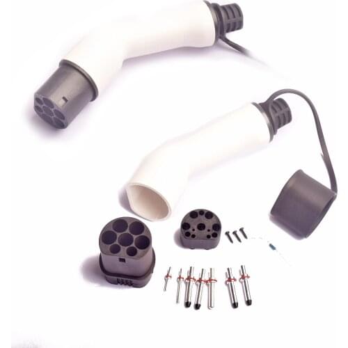 Type 2 EV Charger Plug Connector EVSE Electrica Car Male side AC Charging 16A 32A Three Phase Single phase Ev charger