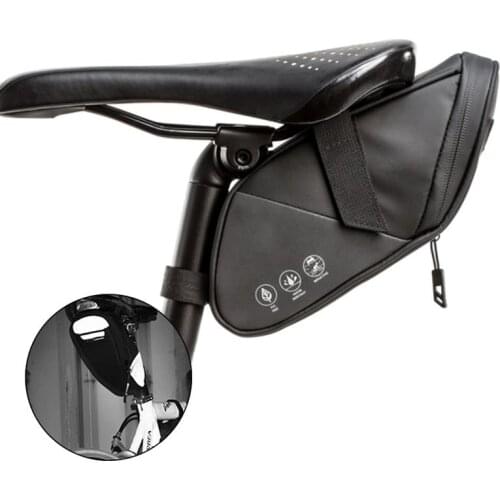 MTB Road Bike Saddle Bag Waterproof Bicycle Tools Pannier Reflective Rear Seatpost Bag Basket Cycling Accessories