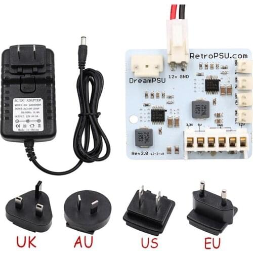 Sega Dreamcast DC Dream PSU DreamPSU Retro Replacement w/ Power Supply *Not PICO DreamPSU board Wholesale