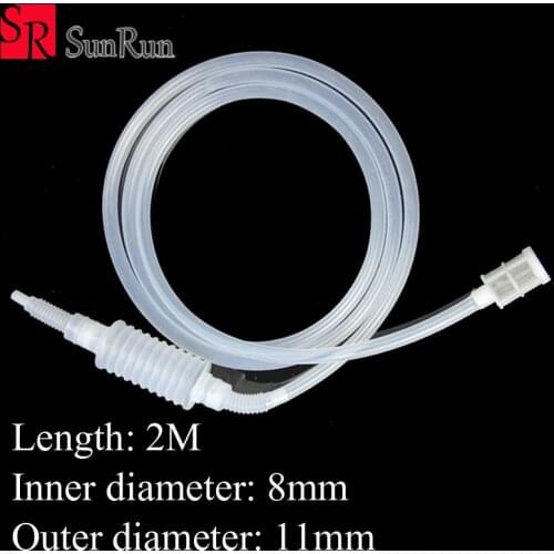 8mm 2M Home Brew Syphon Tube Siphon Pipe Hose Wine Beer Making Tool Brewing Food Grade Plastic Siphon Pump water Drain tank
