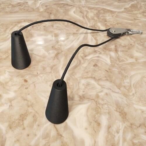 Fitness Biceps Triceps Drawstring Rope Heavy Duty Strap Grip For Pulley Cable Machine Pull Down Cable Attachments Workout Handle