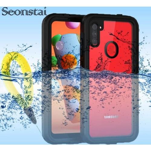 Waterproof Case for Samsung Galaxy A51 A11 Shockproof Outdoor Sport Diving Cover for Samsung A21 A01 Water-resistant Swim Cases