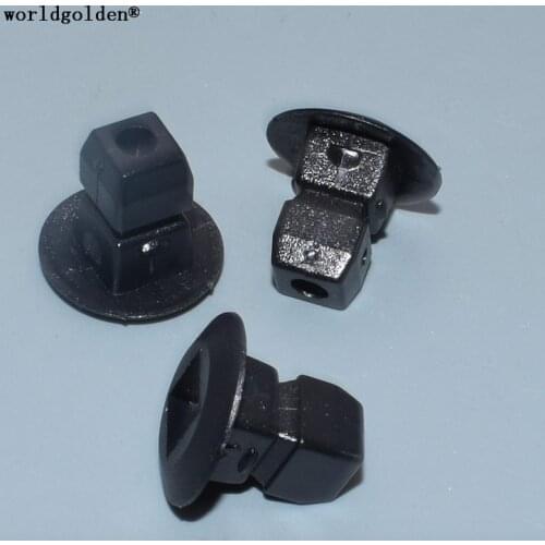 Worldgolden 100pcs plastic clip Screw Grommet #8 Screw Size (M4.2) for VW N908-338-01 for benz