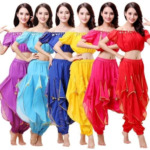 Women Belly Dance Costume Set Adult Oriental Indian Bollywood Dancing Clothes Stage Performance Belly Dance Wear