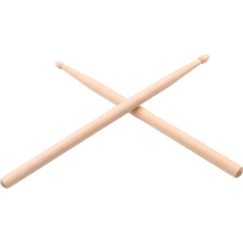 1 Pair Maplewood 5A Drumsticks Drum Mallets for Kids Children Boys Girls