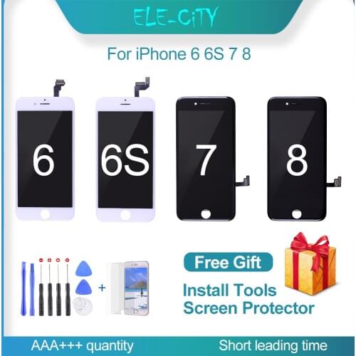100% tested AAA+++ Quality For iPhone 7 LCD Screen Diaplay No Dead Pixel Screen Replacement For iPhone 5 5S SE 6 6S 7 8 Plus LCD