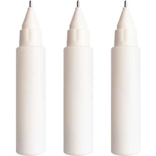 3 Pcs Refillable Empty Bottle Easy to Use Pen Liquid Markers Pen Accessories for Pigment
