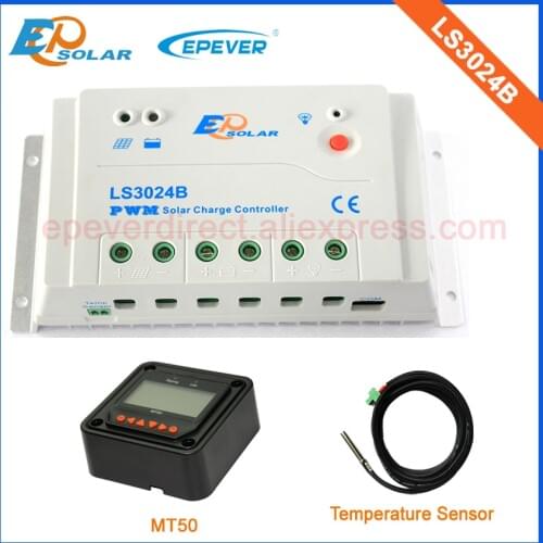 30A PWM Solar regulator Solar panel Max 24V 900W system application LS3024B LandStar series EPEVER 12V/24V auto work temp sensor