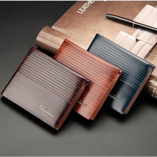 Baellerry Brand Short Men Wallet Fashion Designer Male Wallet Leather Card Holder Man Slim Purse Carteira Wholesale