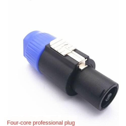 Audio Four-Core Professional Amplifier Plug Nl4fc Speaker Cable Connector Amplifier Ohm Connector