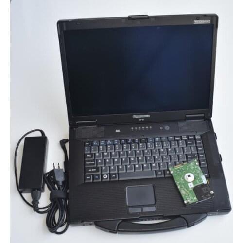 Military CF-52 for Panasonic CF52 Toughbook Used Diagnose Computer i5CPU 4G 8G RAM with 1TB HDD Fit Multi Diagnostic Scan Tool