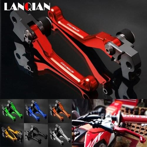 For Honda CRM250 R AR Dirt Bike Pivot Lever Motorcycle Brake Clutch Lever CRM250R CRM250AR 1994 1995 1996 1997 1998 Accessories