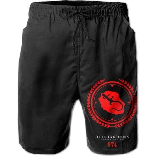 Hawaii Pants Causal R248 Breathable Quick Dry FunnyLoose Ile De La Reunion 974 R&Bby