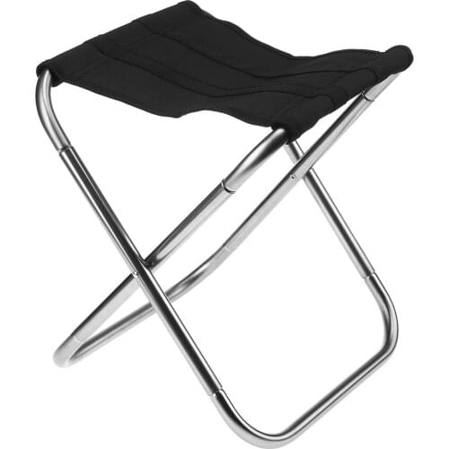 Lightweight Mini Aluminum Alloy Portable Folding Stool Camp Hiking Picnic Travel Seat Chair Hiking Stool Outdoor Equipment