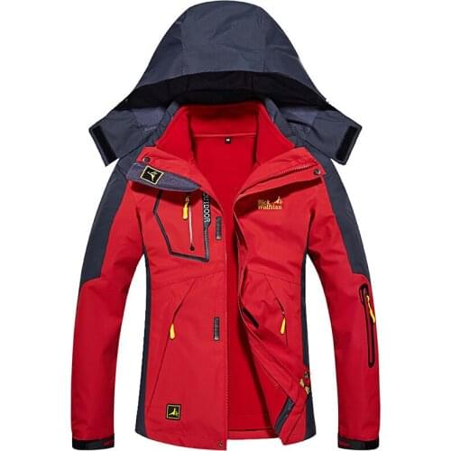 Womens Coats Winter Outdoor Ski 3 In1 Two-Piece Fleece Jackets Waterproof Thermal Hiking Camping Skiing Climbing Windbreaker