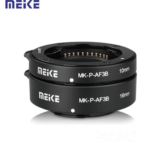 Meike MK-P-AF3B Auto Focus Macro Extension Tube Set Ring For Panasonic Olympus micro Camera DSLR Free Shipping