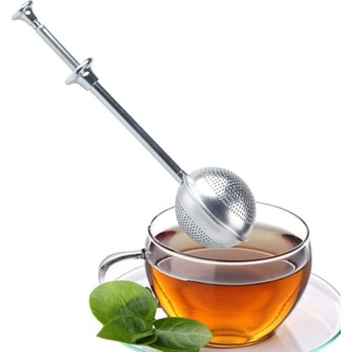 2019 Hot Sale Stainless Steel Teapot Tea Strainer Ball Shape Mesh Tea Infuser Filter Reusable Tea Bag Spice Tea Tool Accessories