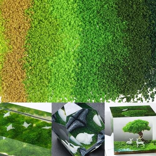20g/Pack Resin Fillings Artificial Moss Plant Grass Powder Nylon Materials Fillers for DIY Epoxy Jewelry Crafts Accessories