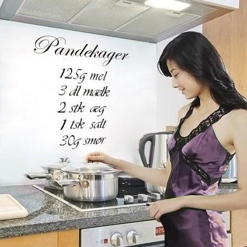 English Quote Wall Sticker Cook Sticker Home Decor for Text modern kitchen Room background wall sticker Wall Decor