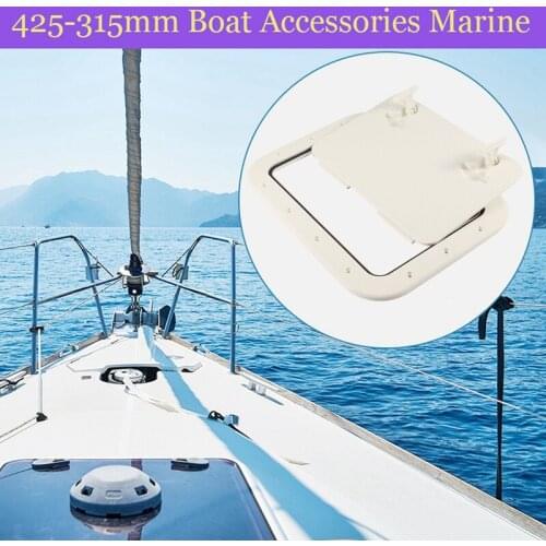 NEW-Boat Hatch ABS Marine Access/Deck Hatch for Marine Yacht RV Non-Slip Removal Knob Anti-Aging Boat Accessories Marine