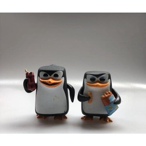 Original Imperfect Movies: Penguins of Madagascar - Rico, Skipper Action Figure Collectible Model Toy Cheap No box