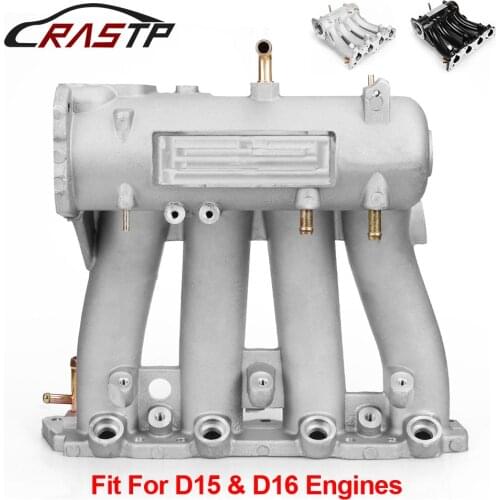 RASTP - Performance Aluminum Intake Manifold For 1988-2000 Honda Civic CRX Del Sol SOHC D Series CX DX EX GX RS-CR1818
