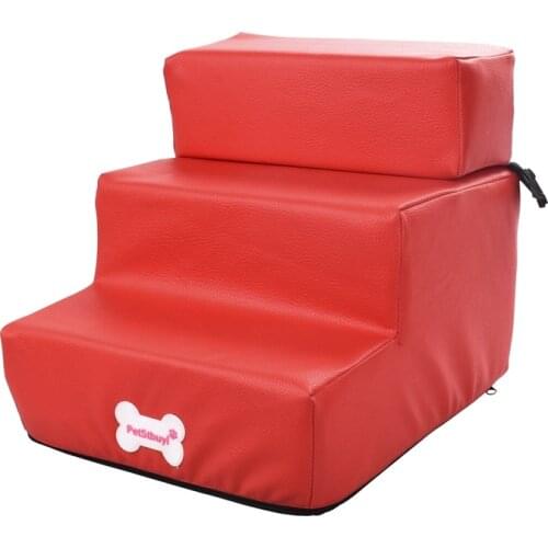 Pet Dog Stairs Removable Puppy Dogs Bed Stairs 3 Steps Ladder Small Dog House for Puppy Cat Pet Stairs Anti-slip Pet Supplies