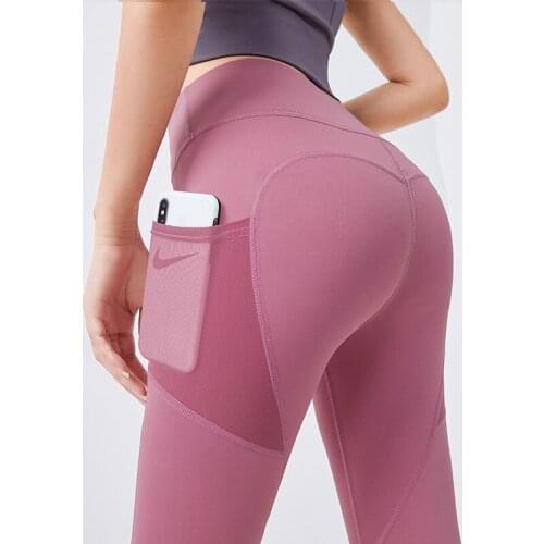Push Up Yoga Pants Women High Waist Lifting Tight Sports Trousers Gym Fitness Leggings Workout with Pocket Jogging Running Pants