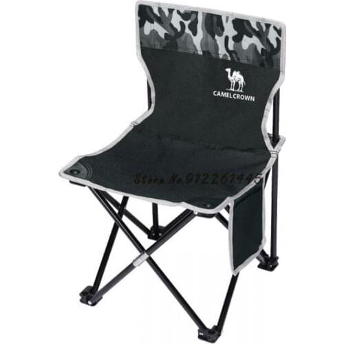 Outdoor Folding Chair Camping Fishing Art Student Ultra-light Portable Stool Stall Maza Picnic Camping Camping Chair