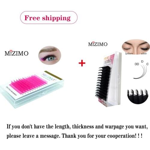 The Combination Of Rose Red Aand Black Naturally Prolongs Tthe Soft Grafting Of False Eyelashes