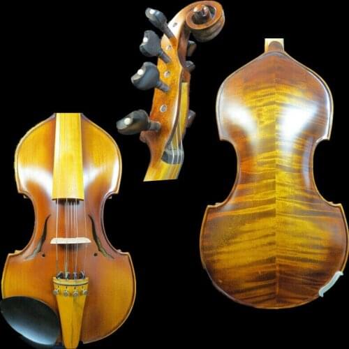 Baroque style SONG Brand Master carvind back 4×4 strings 15" Viola d'Amore#12402